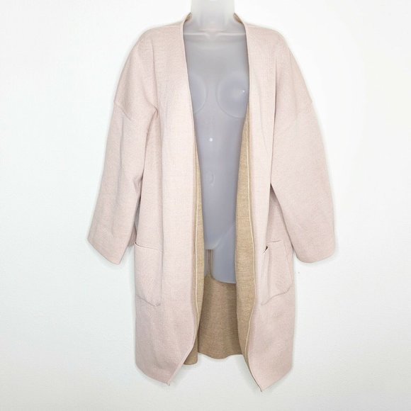 Cuyana Jackets & Blazers - Cuyana Oversized Reversible Alpaca Knitted Coat
